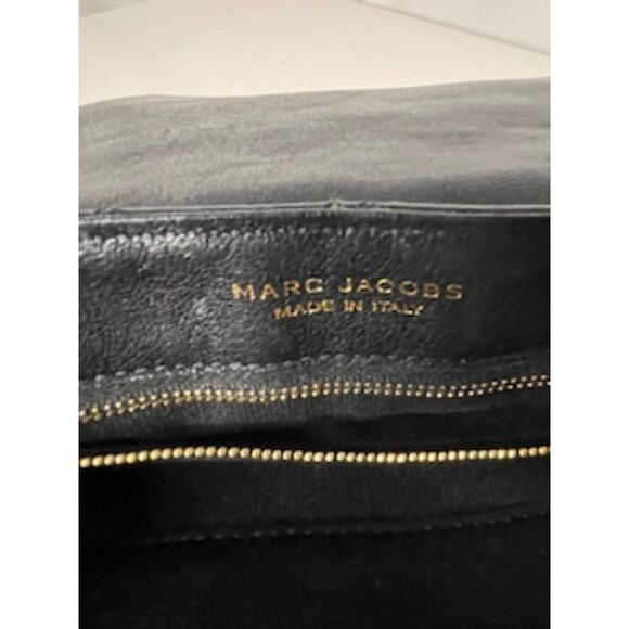 Black Italian Leather Marc Jacobs quilted leather vintage women's purse - Picture 2 of 8